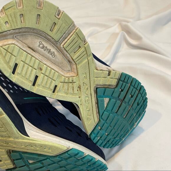 Brooks Ravenna 9 Blue & Teal Womans Running Shoes Sneakers Womens 8.5 Sporty - Picture 6 of 9